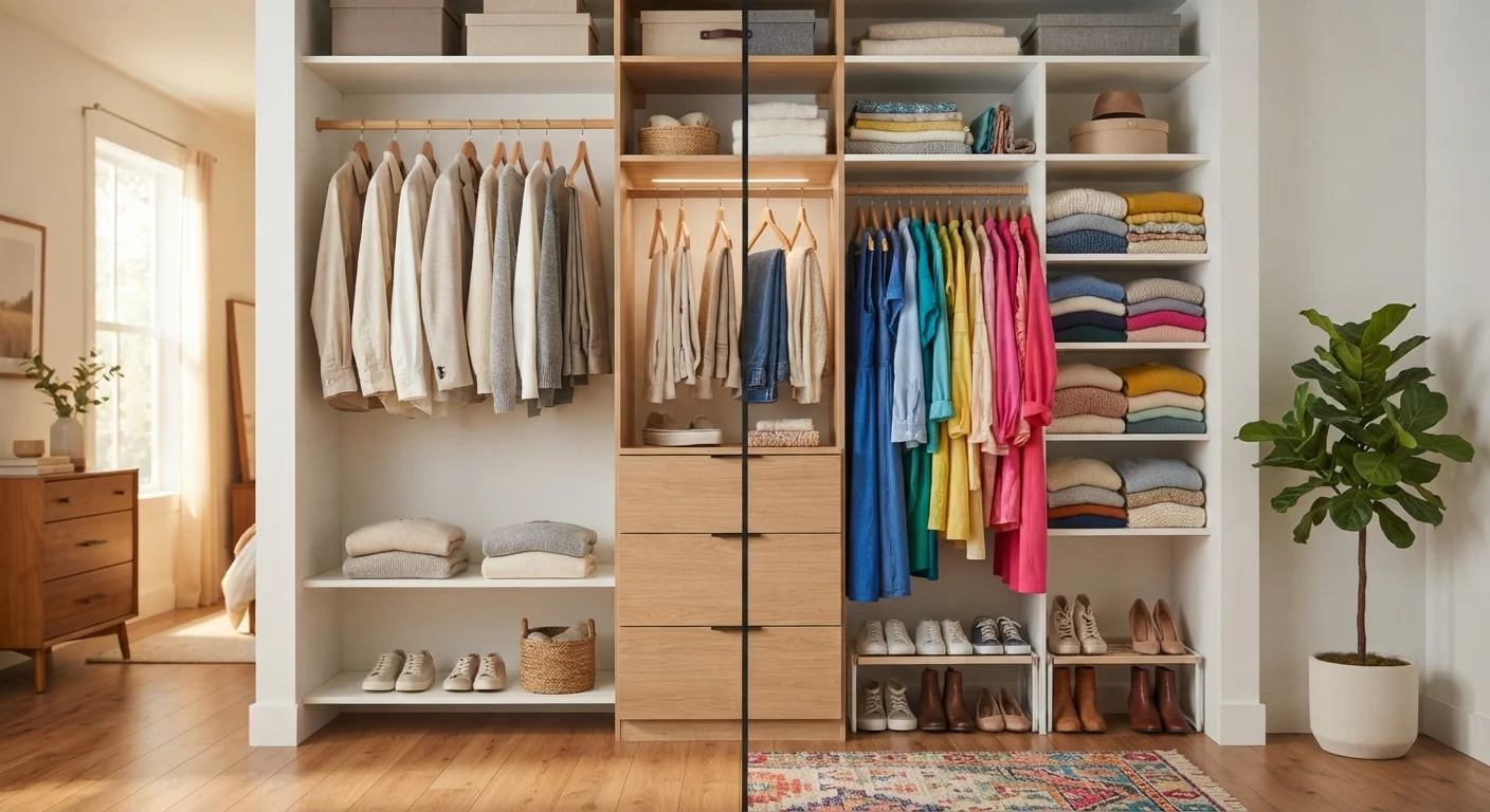 Capsule Closet vs. Full Wardrobe Organization: Two Approaches to Getting Dressed Easily