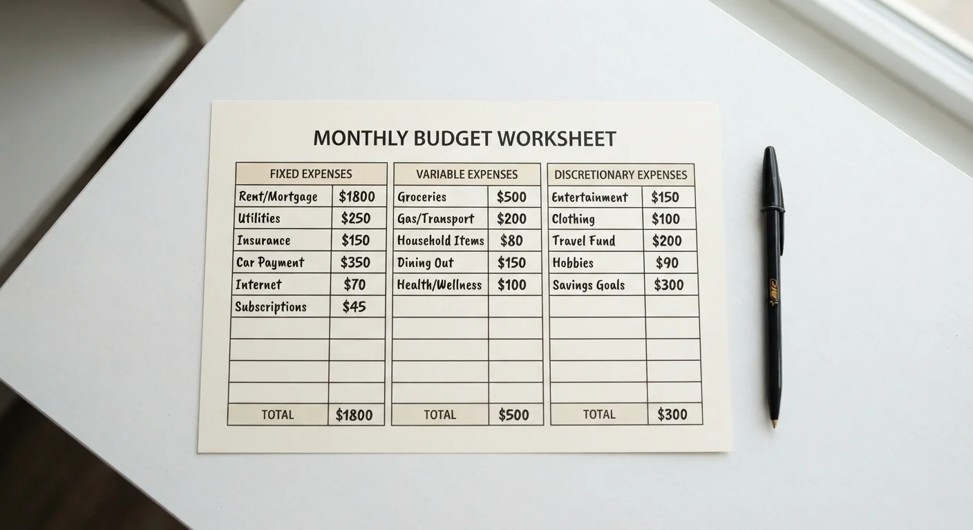 Fixed Expenses, Variable Expenses, and Discretionary Spending: A Clear Breakdown