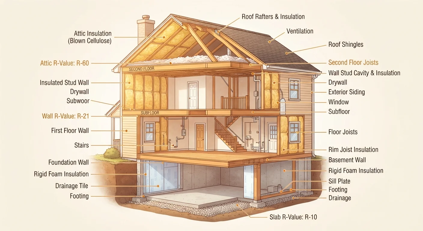 Home Insulation from Attic to Basement: A Full-Picture Overview