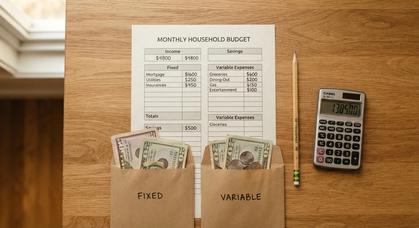 How Fixed and Variable Expenses Work in a Budget