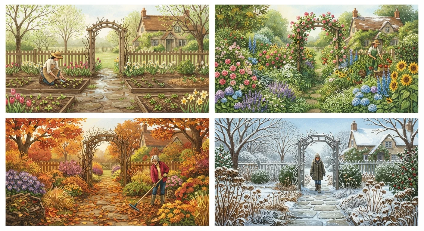 Keeping a Garden Through the Seasons: A Year-Round Maintenance Overview