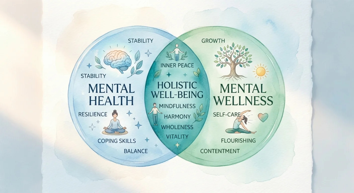 Mental Health vs. Mental Wellness: Understanding the Difference