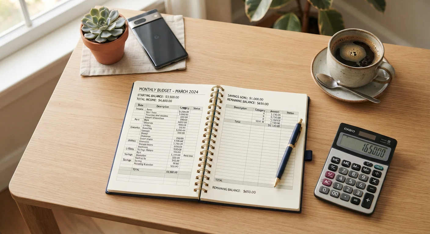Monthly Budget Health Check
