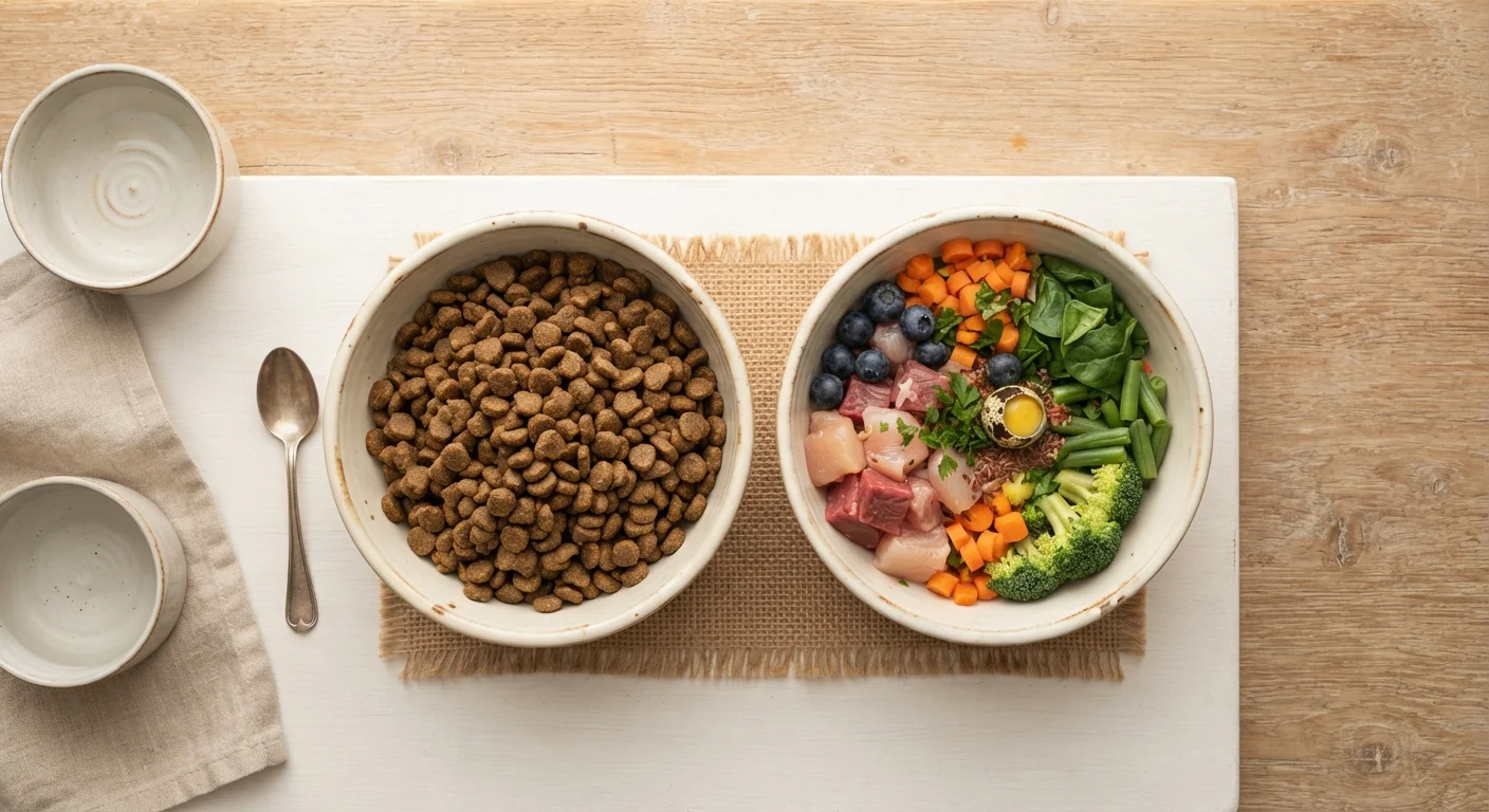 Raw Diet vs. Commercial Kibble for Dogs