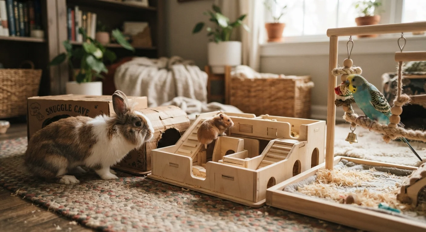 Small Pet Enrichment: Keeping Hamsters, Rabbits, and Birds Mentally Active