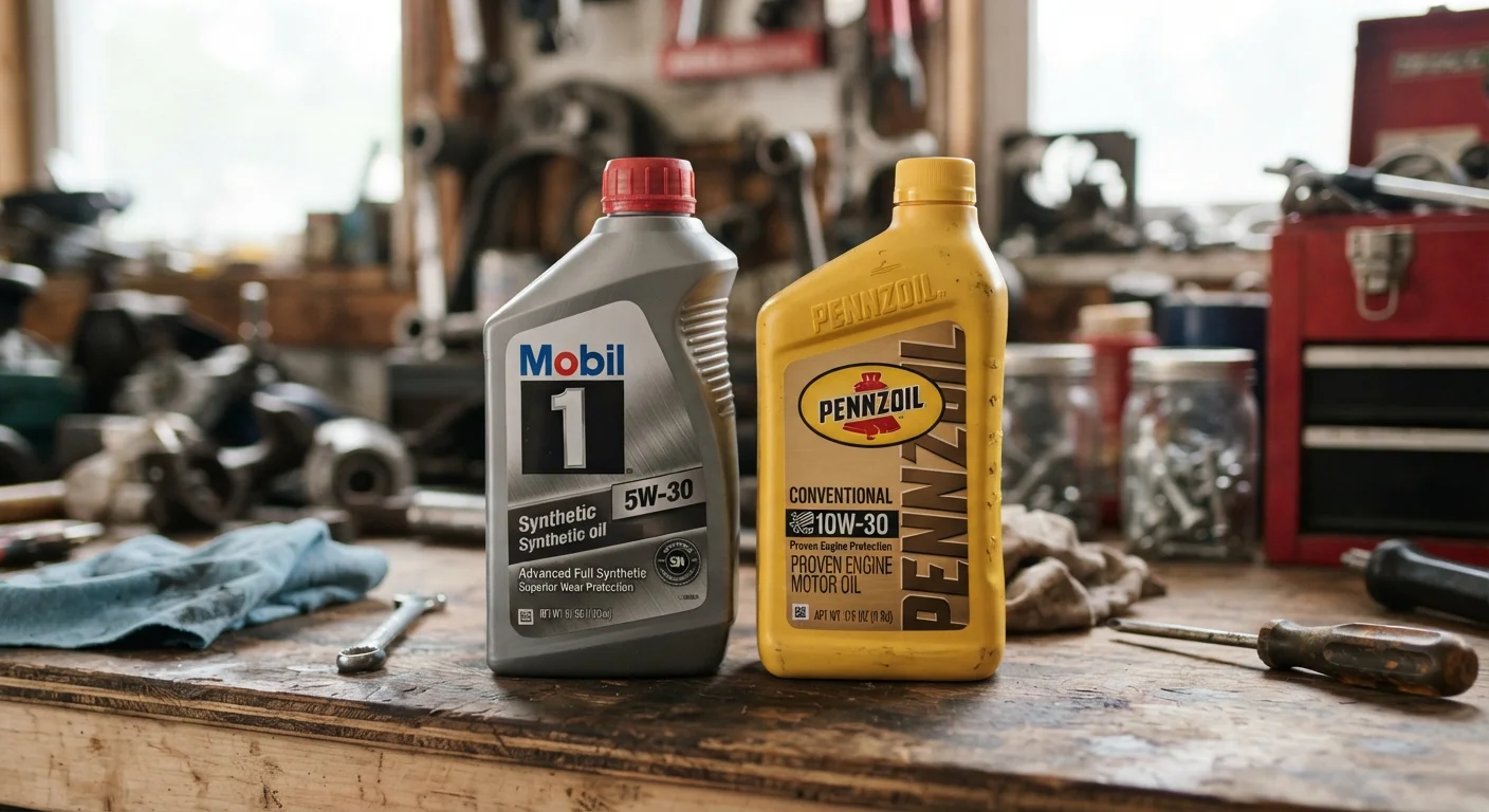 Synthetic vs. Conventional Motor Oil: What the Difference Actually Means for Your Engine
