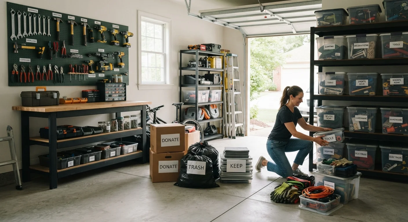 Tackling a Cluttered Garage: Where to Start and What to Keep