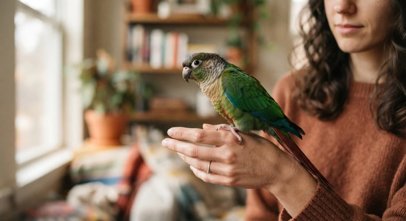 Teaching a Pet Bird to Trust You