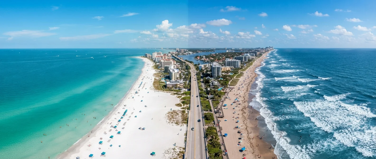 The Gulf Coast vs. the Atlantic Coast: Picking the Right Beach for Your Trip