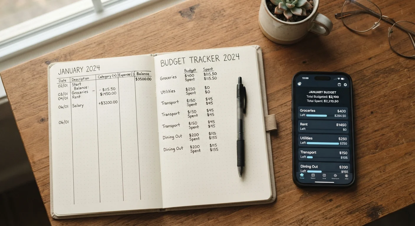 Tracking Your Spending by Hand vs. Using an App