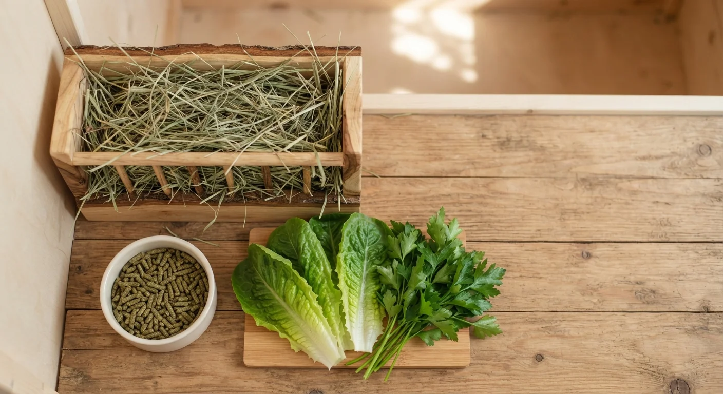 What Rabbits Eat: Understanding Hay, Pellets, and Fresh Greens